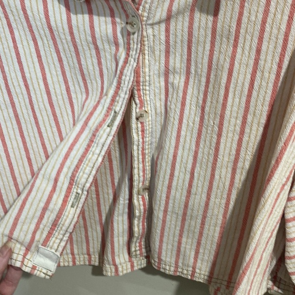 We the Free Oxford Crop Button up long sleeve top - Picture 5 of 7